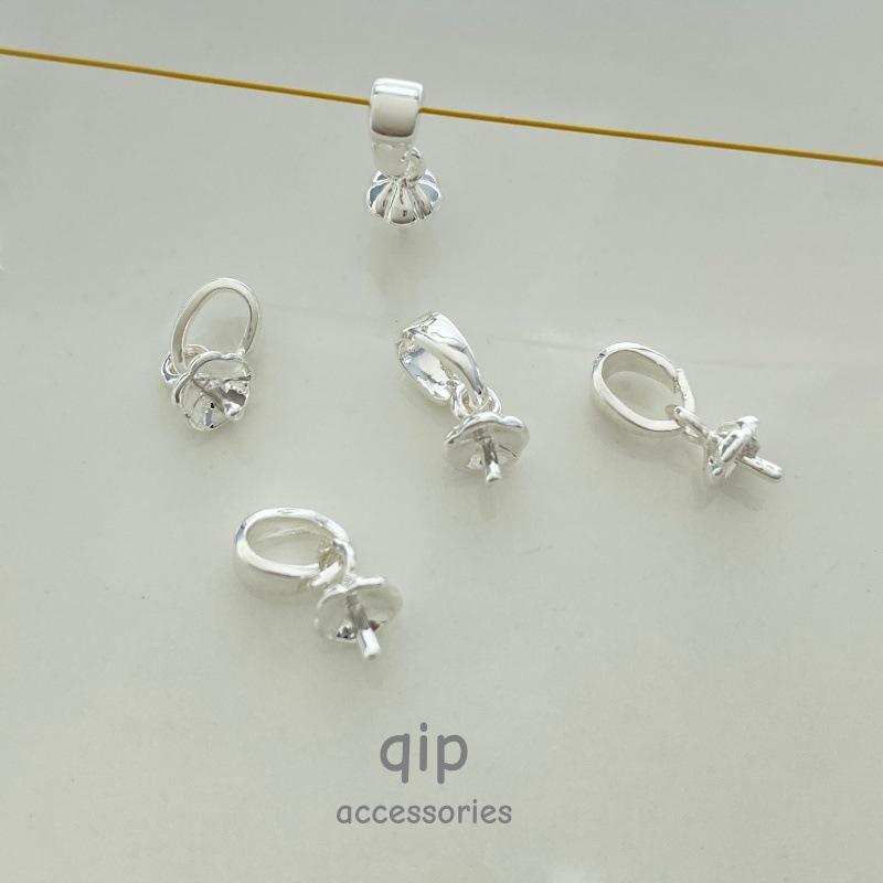 DIY ювелирные аксессуары: Цветочный держатель с застежкой-семечком, Головка подвески на клей, Универсальная застежка для жемчужного ожерелья