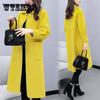 Women Coat Winter  Woollen Blends Coats  Autumn Winter Long Sleeve Casual Outwear Jackets Coat