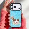 Чехол с цветочным рисунком и собакой породы Бигль для iPhone 17 16 15 14 13 Pro Max Задняя крышка для 12 11 Pro Coque