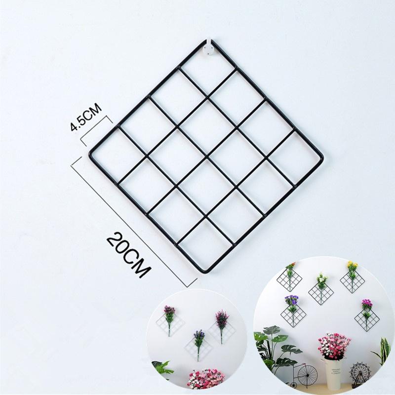 Creative Home Decoration Square Iron Clip Room Living Room Wall Decoration Fashion Accessories