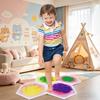 Clear Liquid Hexagon Sensory Flooring, Kids Interactive Play Mats For Indoor Use