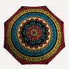 1pc Mandala Pattern Automatic Umbrella - 8-Rib Foldable Design, Outdoor Adventures, and Family Celebrations yy250829105