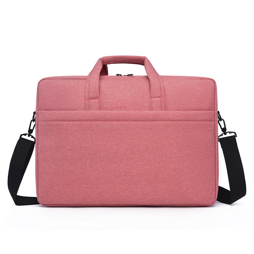 Сумка для ноутбука через плечо, совместимая с 15-дюймовым ноутбуком, чехол для переноски большой емкости с ремнями и ручкой