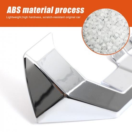 ABS Silver Exterior Outer Tailgate Handle Trim Cover for Toyota Tundra +