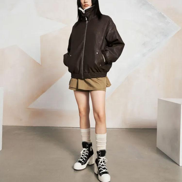 Converse Куртки и Пальто Женские Коричневые 10026926-A02