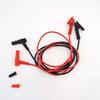 0.5m 1M 5/10/15A Dual 4mm Banana Alligator crocodile to Banana Alligator Clip plug test crocodile Red Black Cable lead