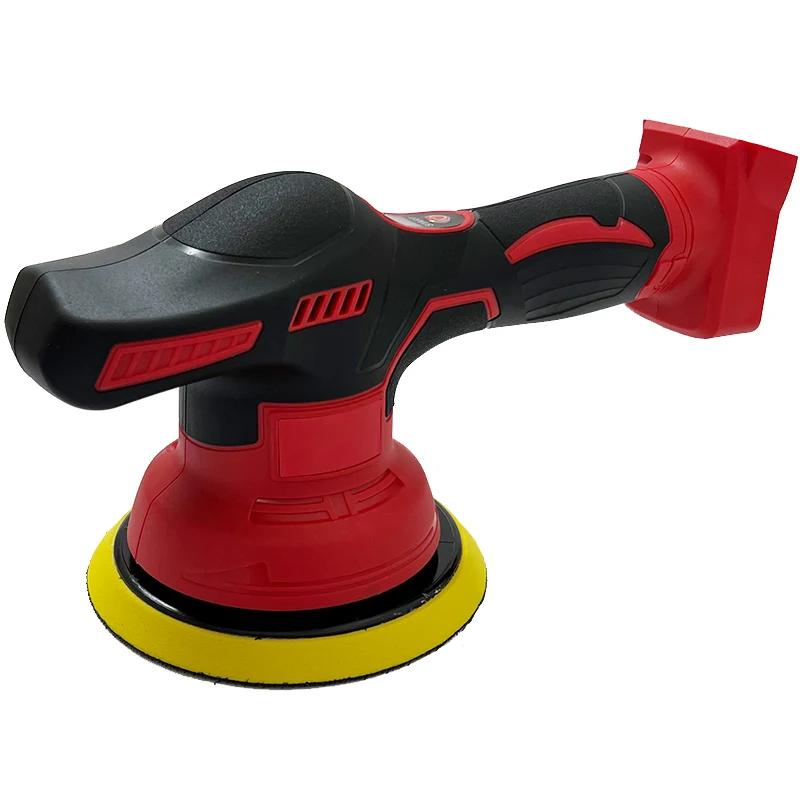 Для аккумуляторной полировальной машины Milwaukee 8 скоростей Цифровой дисплей Электрическая полировальная машина Автомобильная машина для вощения и полировки 18 В Литиевая батарея