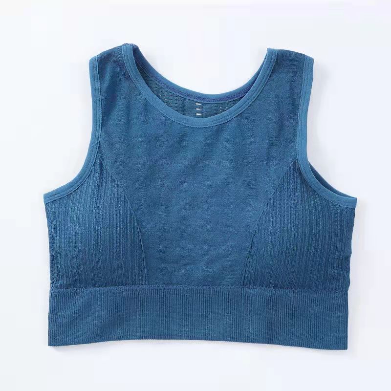 Женский спортивный бюстгальтер без косточек, шок, быстросохнущее нижнее белье, анти-сборка, стереотипная красота, полый жилет со съемной нагрудной накладкой, жилет для йоги