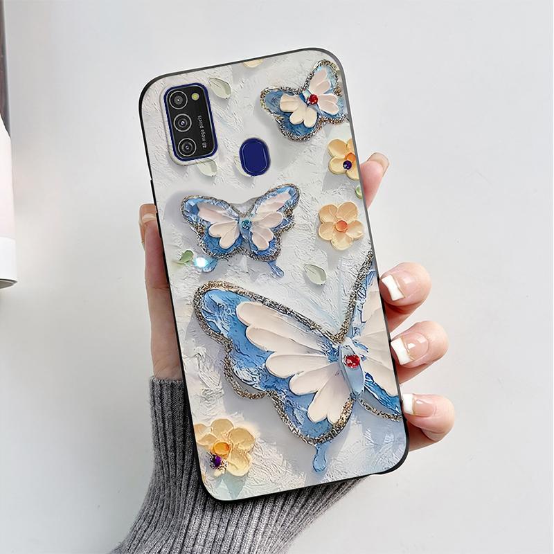 Для Samsung Galaxy M21 M30S M31 M31s Чехол Мягкий Силиконовый Задняя Крышка Телефона Для Samsung M31 M31S M30s M21 M 30 s Чехол Мультяшный Funda