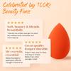 BEAKEY Makeup Sponge Set 5 Pack Micro Porous Low Absorption Soft Latex Free Foundation Beauty Sponges & Blenders for Powder Cream