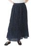 В:MING LIFE STORE by BEAMS Женская плиссированная юбка темно-синего цвета (Размеры S-M)