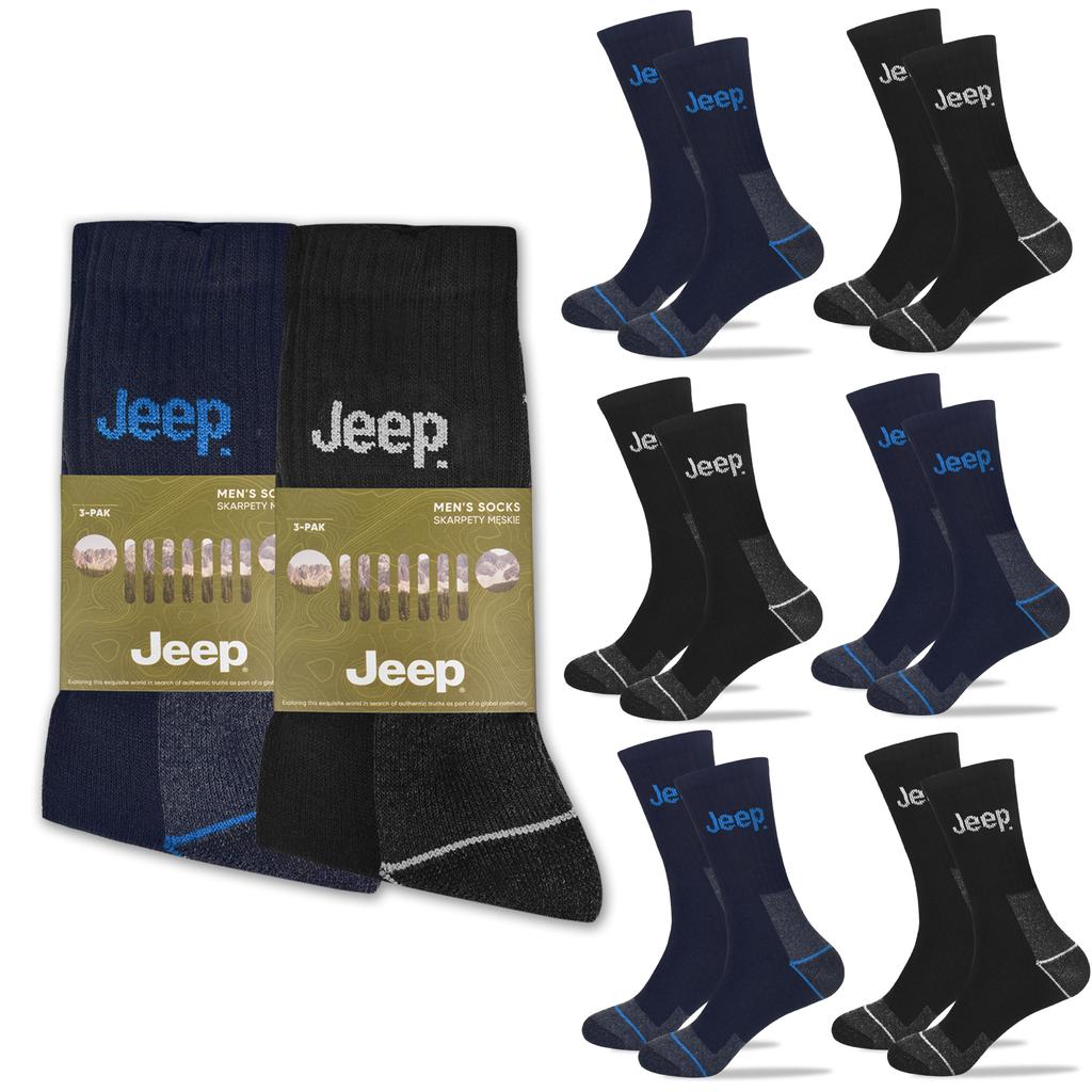 Jeep Мужские рабочие носки из хлопка 6 пар