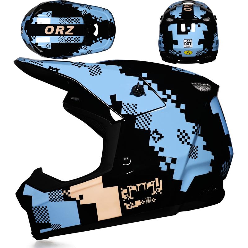 New Children Motorcycle Helmet Off-Road Helmet Downhill Am Dh Cross Capacetes Motocross Cascos Go-Kart Dot Certification Rally