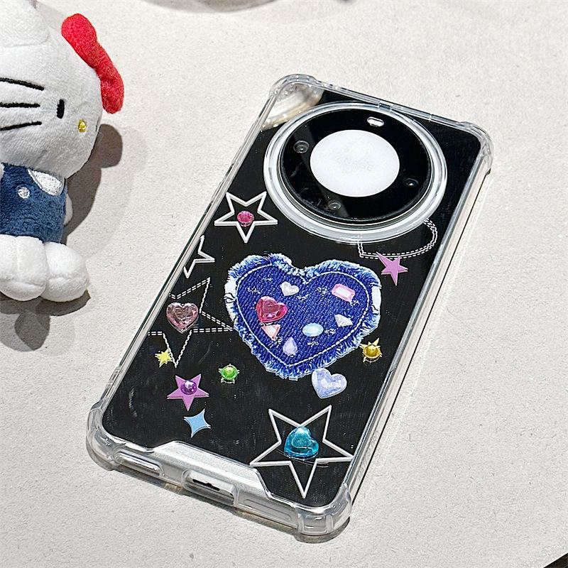 Чехол Huawei Mate60 Pro/P60 Diamond для моделей Honor 90/80 и Nova11/10 Mirror