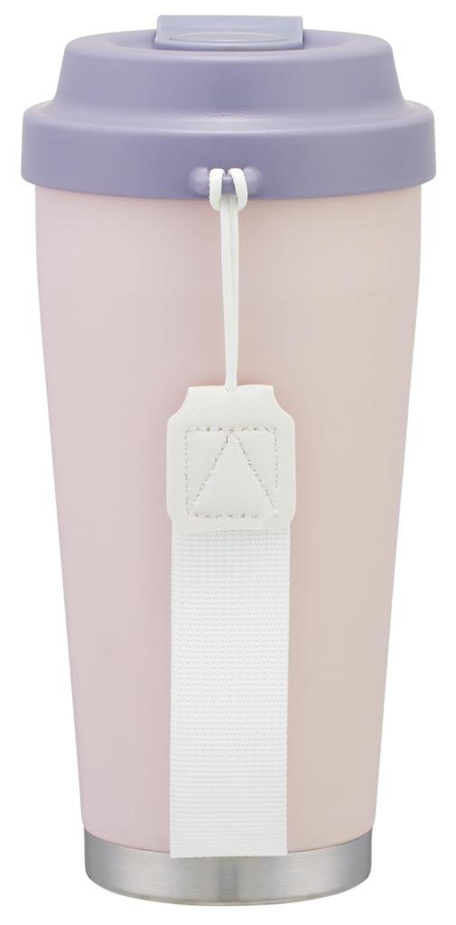 Skater Stainless Steel Easy Tumbler Double Vacuum 480ml, Thermal/Cold Insulation, Wall, Sanrio, Cinnamoroll, Natural, STEM5-A