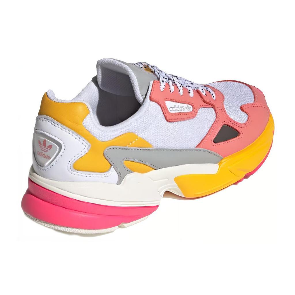 adidas Женские Falcon W 'Белый Розовый Желтый' EG9933