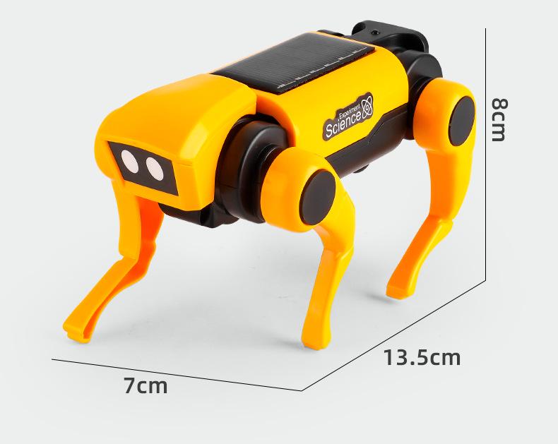 DIY Solar-Powered Mechanical Dog & Cat Educational Toys for Kids