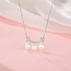 French Smile Pearl Necklace for Women's Light Luxury and Advanced Sense New Temperament Collar Chain