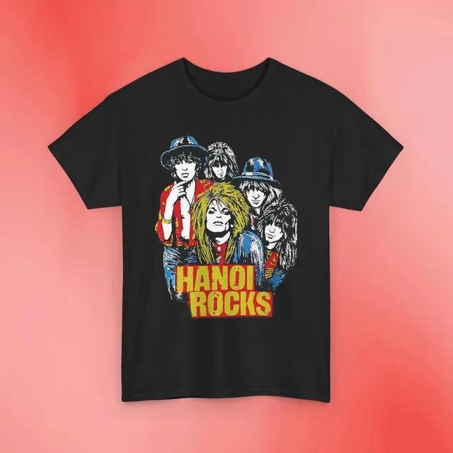Hanoi Rocks Anyone looking for High Quality Black All size Unisex Shirt Unisex T-Shirt