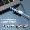 FONKEN Кабель Micro USB типа C, конвертер, магнитный адаптер кабеля, магнитный разъем кабеля зарядного устройства, конвертер для зарядки мобильного телефона