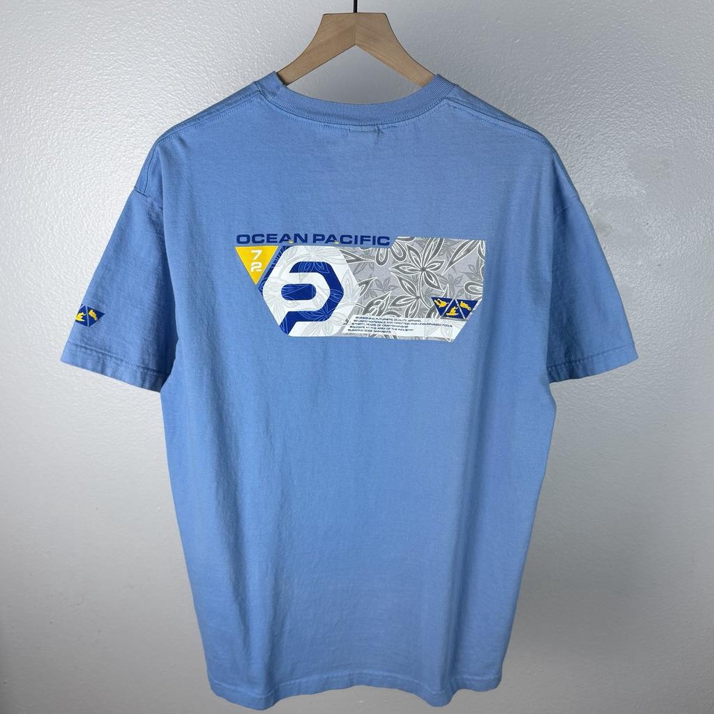 Vintage Ocean Pacific OP Sport International 90’s Y2K Surf 72 T Shirt Size XL Unisex T-Shirt