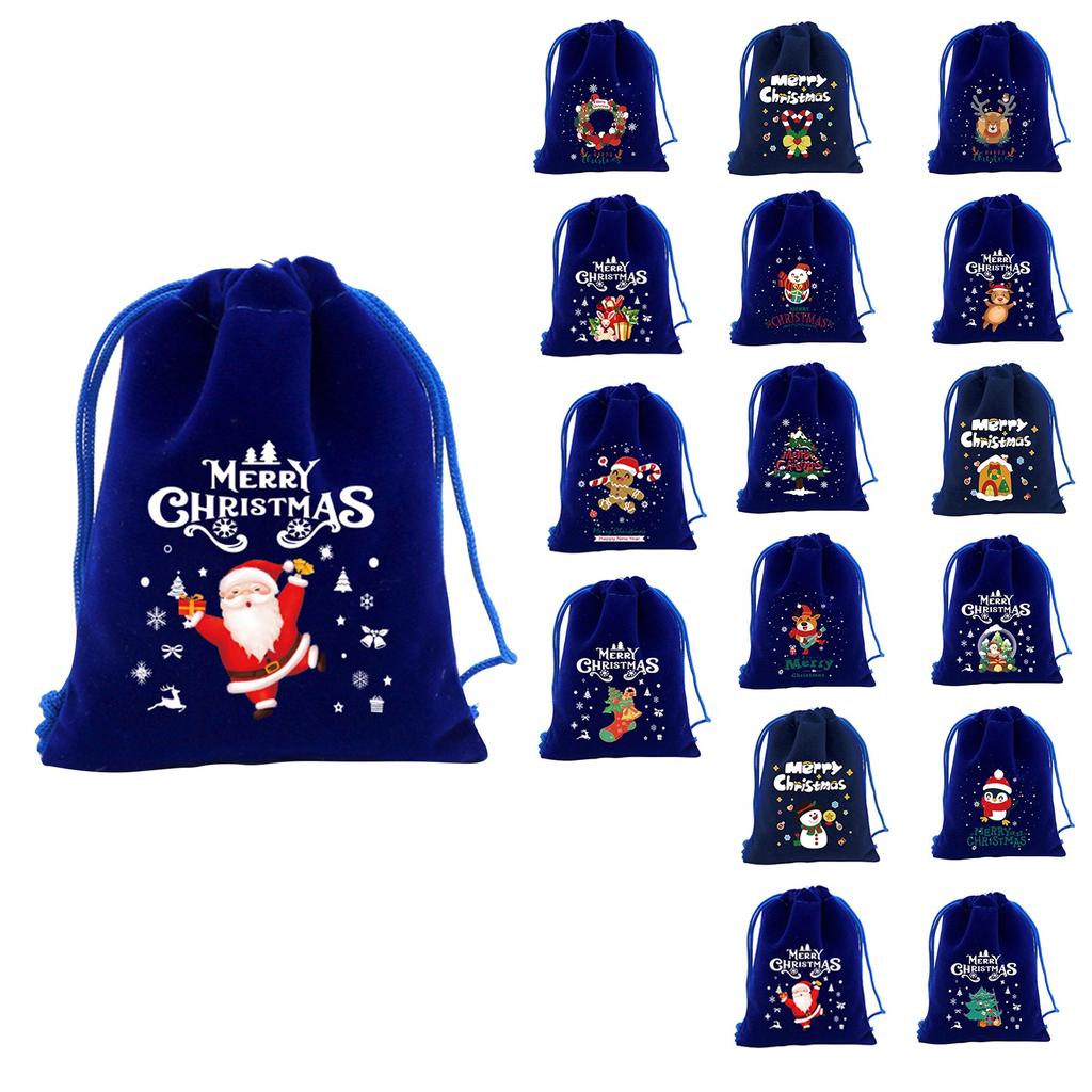 Candy Gift Bag Snack Drawstring Storage Bag Christmas Gift