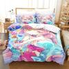 3D Принт Аниме Розовые Девочки Ненека Напечатанный Постельный Комплект Пододеяльник Наволочка Постельный Комплект Льняная Простыня Одеяло Полный Квинсайз Кингсайз