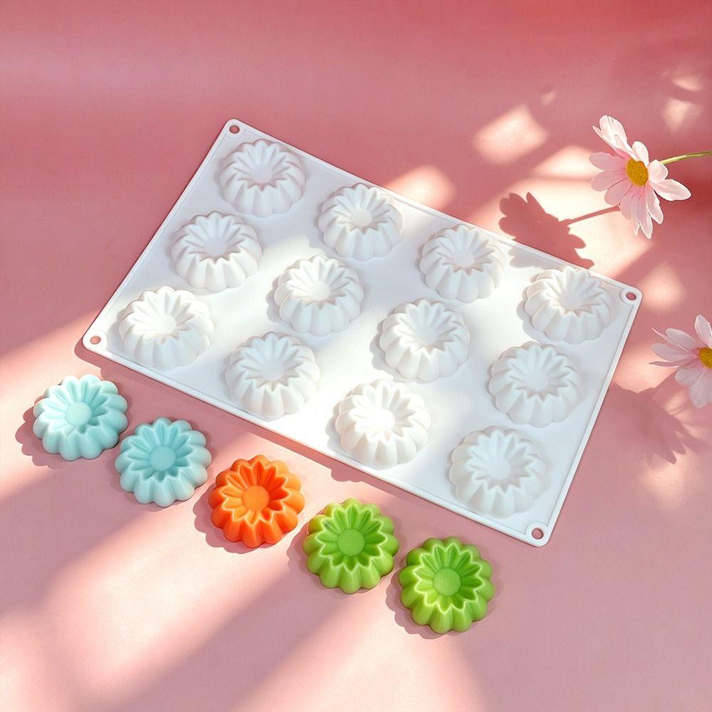 Flat Round Shaped Mousse Cake Mold 12 Options Baking Mould Chocolate Dessert Mold  Homemade Candy