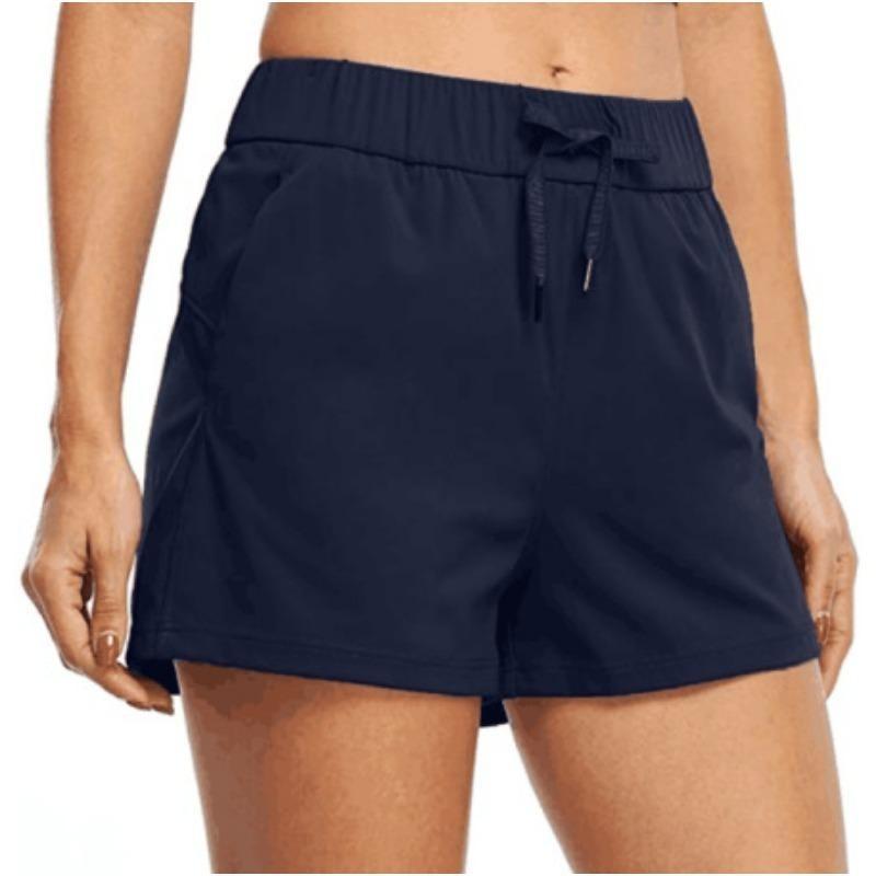 Весна и лето новые спортивные шорты женские свободные дышащие на шнуровке для йоги, бега, фитнеса, повседневные шорты