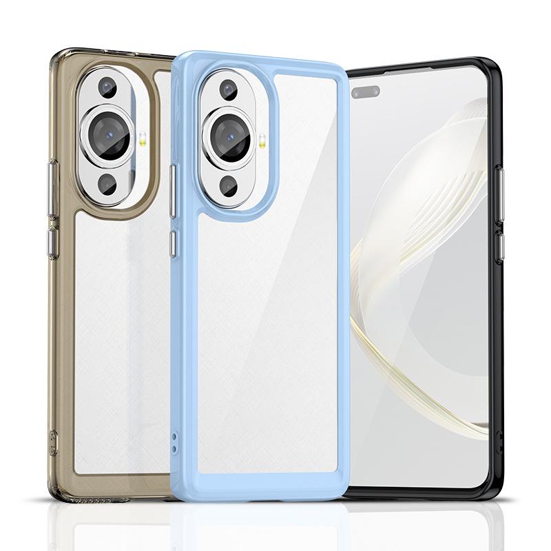 Применимо к цветному чехлу для мобильного телефона Huawei Nova11Pro чехлу для мобильного телефона Nova11Ultra полноразмерный акриловый однотонный противоударный