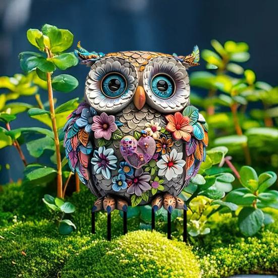 Садовый колышек серии Fantasy, устойчивый к погодным условиям, декоративный колышек Fairy, 2D, плоское акриловое украшение с колышком для декора двора на открытом воздухе