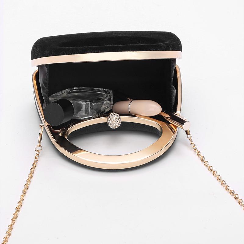 Новая бархатная сумка для ужина со стразами, вечерняя сумка, клатч, сумка на цепочке, сумка для платья, свадебная сумка