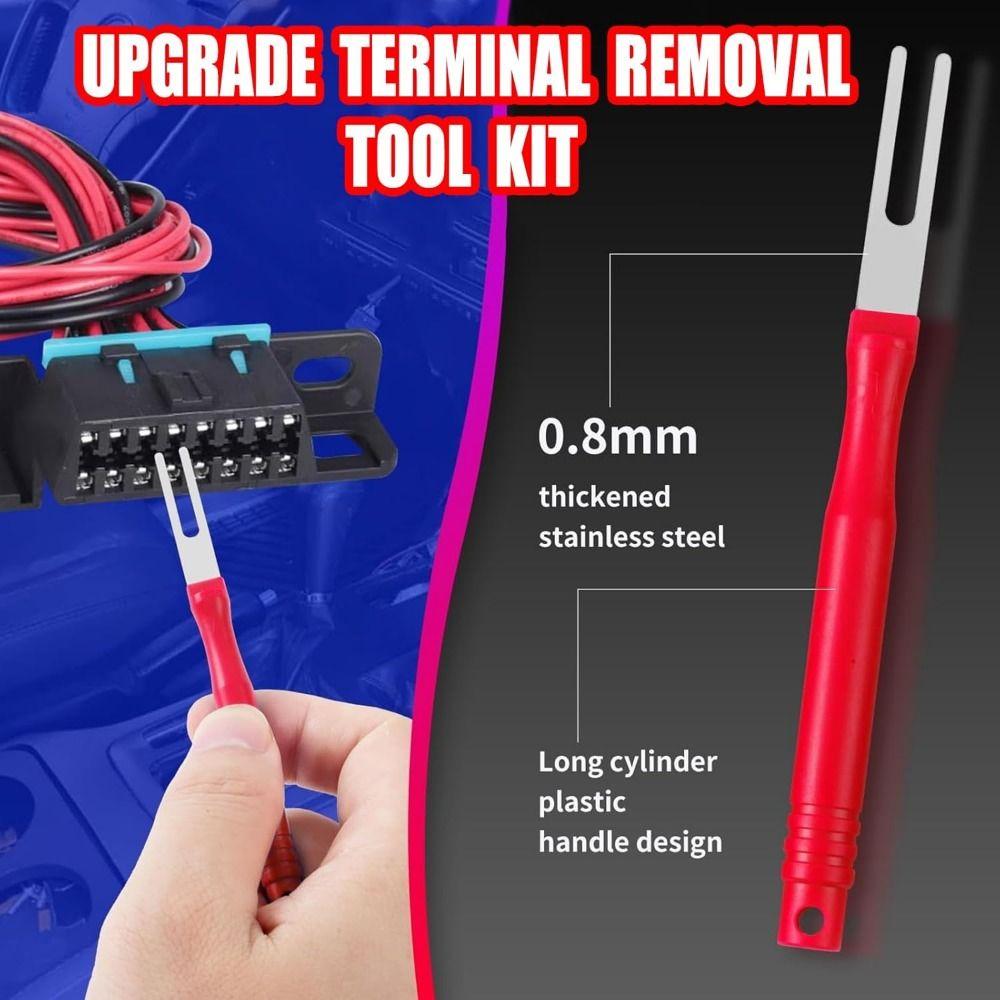 30Pcs/set Reusable Wire Terminal Removal Tool Pin Connector Removal Tool Wire Terminal Service