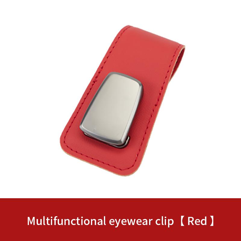 Универсальный автомобильный солнцезащитный козырек, коробка для очков, зажим для очков, держатель для карточек, держатель для билетов, подставка с застежкой, чехол для ручек, аксессуары для очков