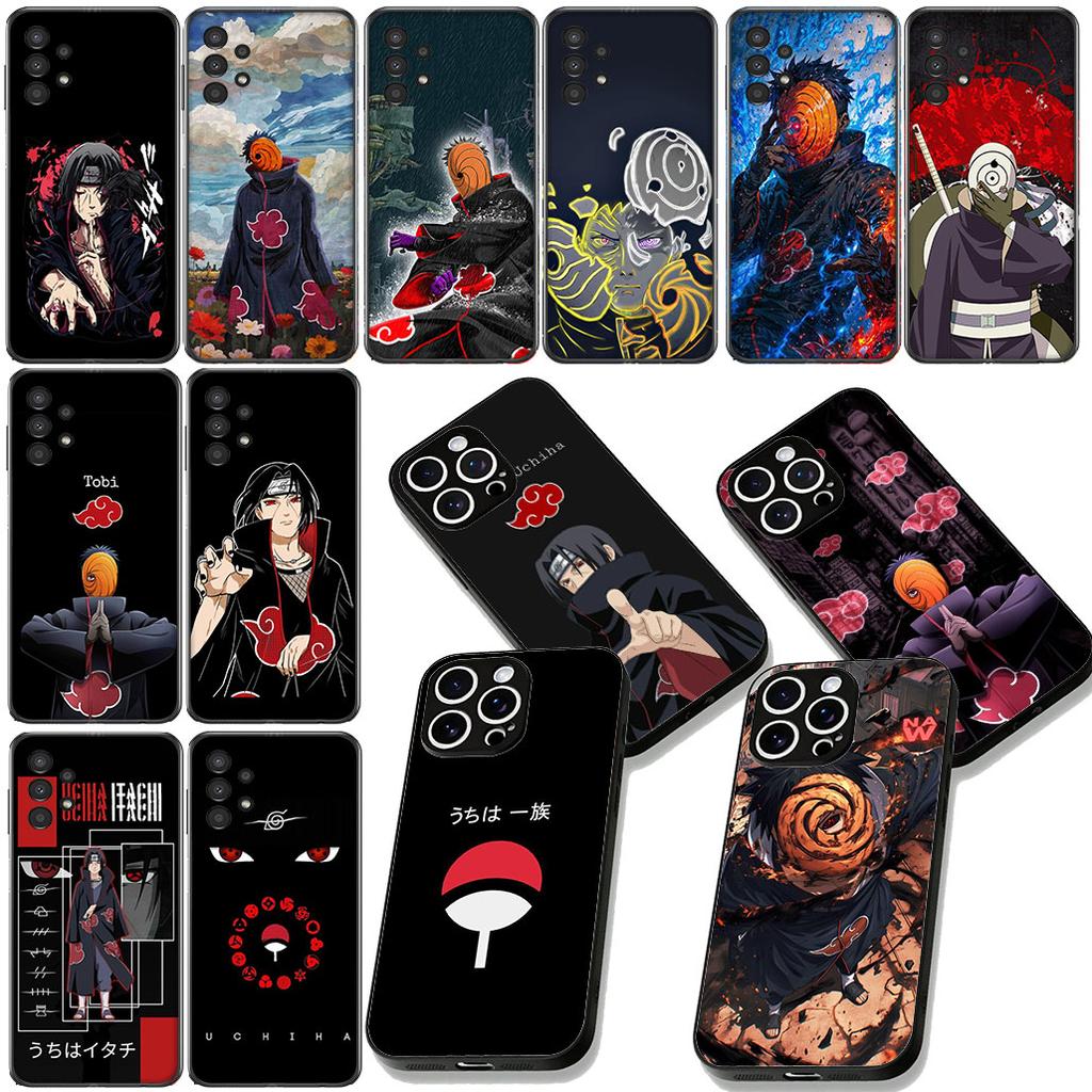 Narutos Tobi Uchiha Obito Akatsuki Itachi Cover for Motorola Moto G86 G14 G35 G34 G45 G55 G67 G75 G85 G24 G15 G54 G57 Power Case
