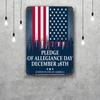 pledge allegiance Decor Vintage Metal Signs Tin Signs Captain Poster Decor for Bar Pub Club Man Cave Wall Decoration