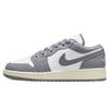 Jordan Air Jordan 1 Cushioning Slip Resistant Abrasion Resistant Height Increasing Low top Vintage Basketball Shoes 553560-053(TeamA-S-BOX)