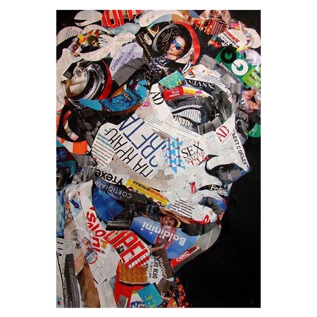 Настенная скульптура головы Давида, холст, картина, Скульптура Давида, граффити, художественный постер и принт для гостиной, домашний декор, фотографии