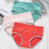 Plus Size Women's Panties Solid Colour Simple Cotton Middle Waist Trousers Lift Hips and Tighten Waist Underwear Briefs
