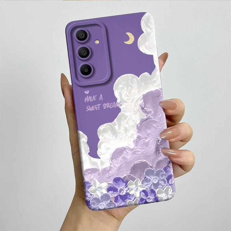 Sweet Soft Phone Case for Samsung Galaxy A15 A155 A156 4G 5G Fashion Cool Painted Cases Protection Back Cover Accessories Casing