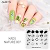 Пластины для штамповки ногтей Nature 007, различные цвета, изображения фруктов, шаблон для дизайна ногтей, трафарет для ногтей, маникюрный инструмент, принт