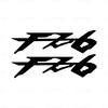 Водонепроницаемые ПВХ наклейки для мотоцикла Yamaha FZ6 FZ6N FZ6-N Fazer S2 2004-2009, Прочные декали, 1 пара