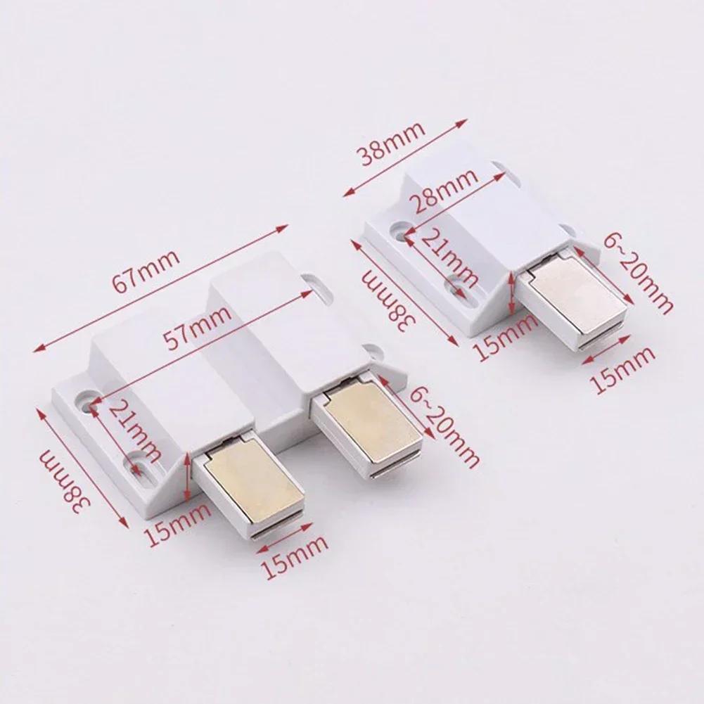 Stainless Steel Glass Door Hinge Glass Clamp Double Head Magnetic Catch Display Cabinet Hinge For 5-8mm Glass Furniture Hardware