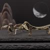 Solid Brass Copper Praying Mantis Ornament - Small Mantis Insect Sculpture