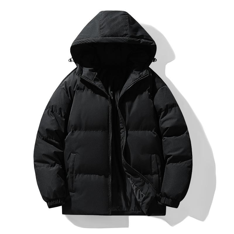 Winter New Men's and Women's Same Cotton-padded Clothes Hooded Cotton-padded Clothes Thickened Warm Trendy Cotton-padded Jackets Men's Tops