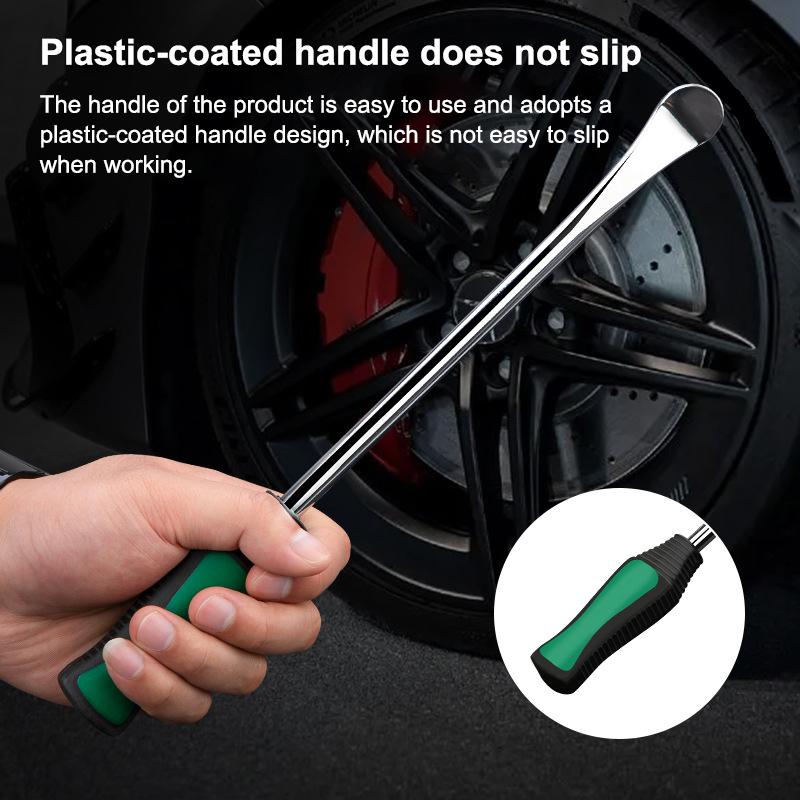 Lever Motorcycle Spoon Tire Iron Repair Bar Kit 3pcs Set With Dual Rim Protectors For Quick Changing In Garage Workshop