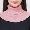 New Detachable Knitted Turtleneck Fake Collar For Women Neck Warmer Autumn Winter Warm Cover Head Neck Knitting False Collar