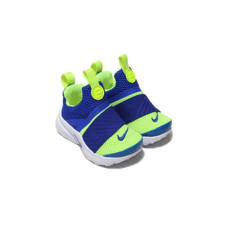 Nike Presto Extreme Кроссовки с круглым носком, низкие, для бега, детские, сине-желтые 870019-406
