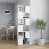 Modernes Kreatives Arbeitszimmer-Bücherregal, Vertikales Regal Für Das Wohnzimmer, Eingangsregal, Multifunktionale Offene Vitrine, 60 X 24 X 186 Cm