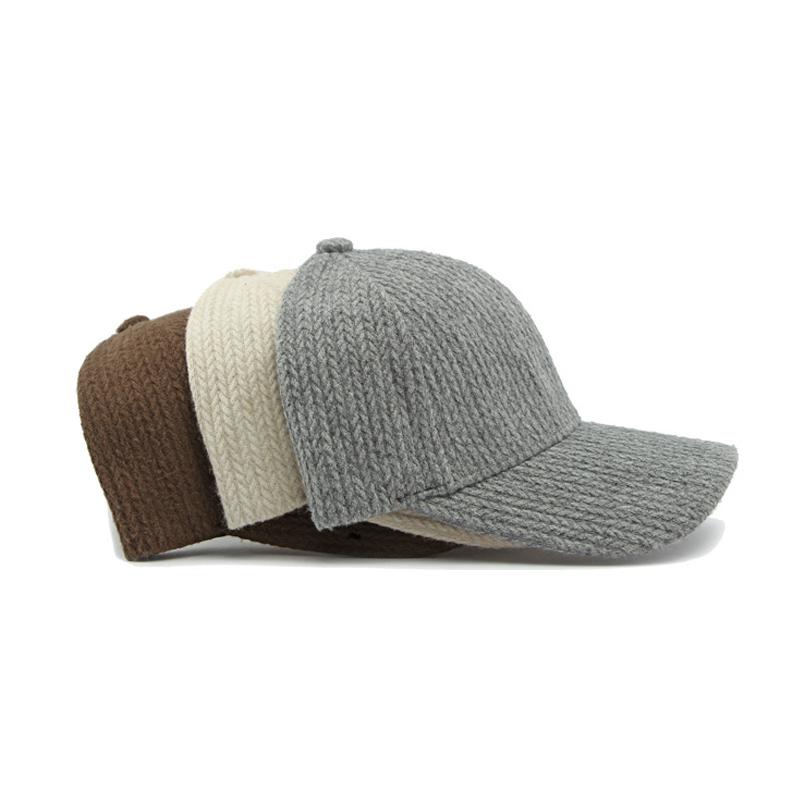 Autumn Winter Baseball Cap Women Outdoor Sun Protection Sun Hat Wool Duck Cap